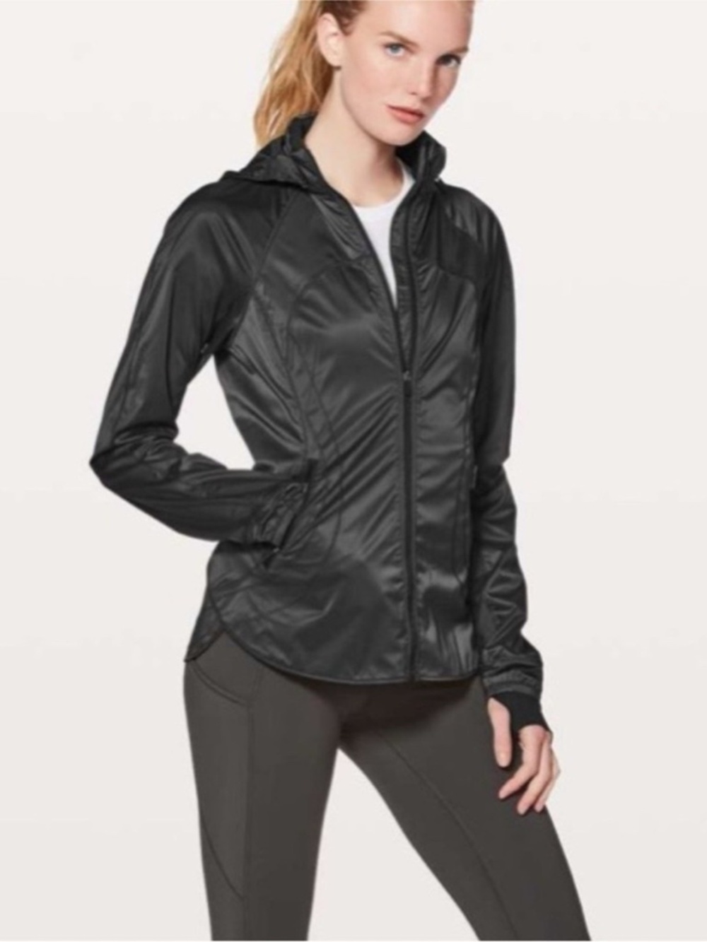 Lululemon Goal Crusher Jacket Black Lightweight Size 4 Small
